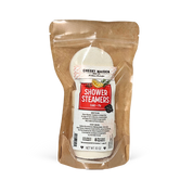 Shower steamers packaging with a visible label on a white background
