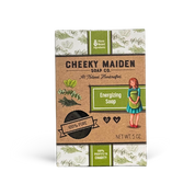 Cheeky Maiden Soap Co. packaging on a white background