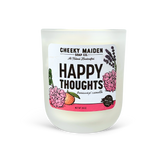 Happy Thoughts Beeswax Candle 10 oz