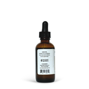 Bottle with dropper on a white background