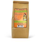 Kraft paper bag of Cheeky Maiden Soap Co. laundry soap with a label on a white background