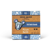 Box of 'Mouse Bomb' bath bomb from Cheeky Maiden Soap Co. on a white background